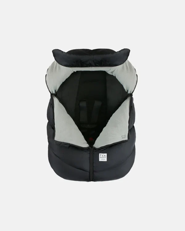 7AM Car Seat Cocoon Black 0-12M - Image 4