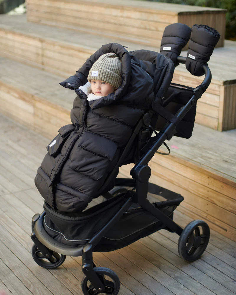 7AM Romi Stroller Organizer in Black - Image 9