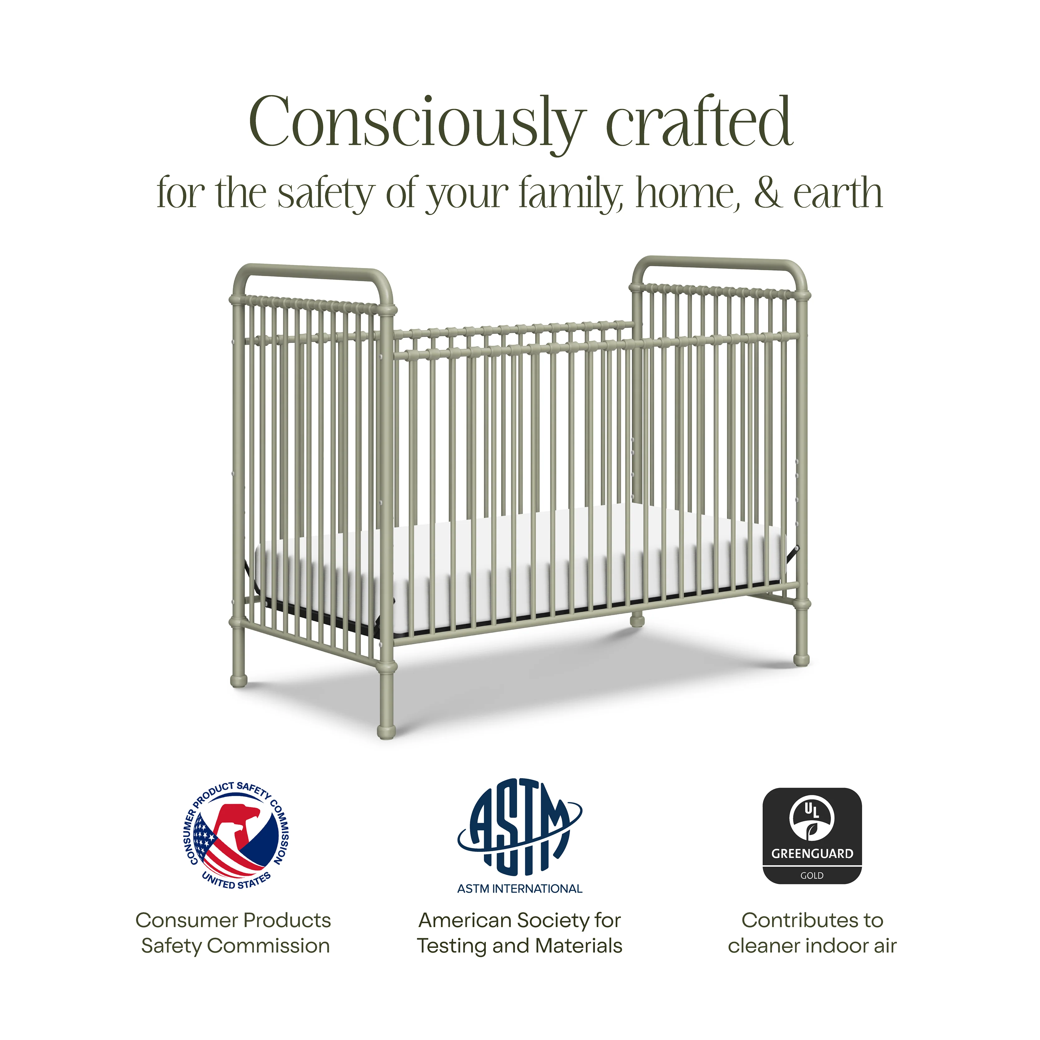 Namesake Abigail 3 in 1 Convertible Crib - Image 36