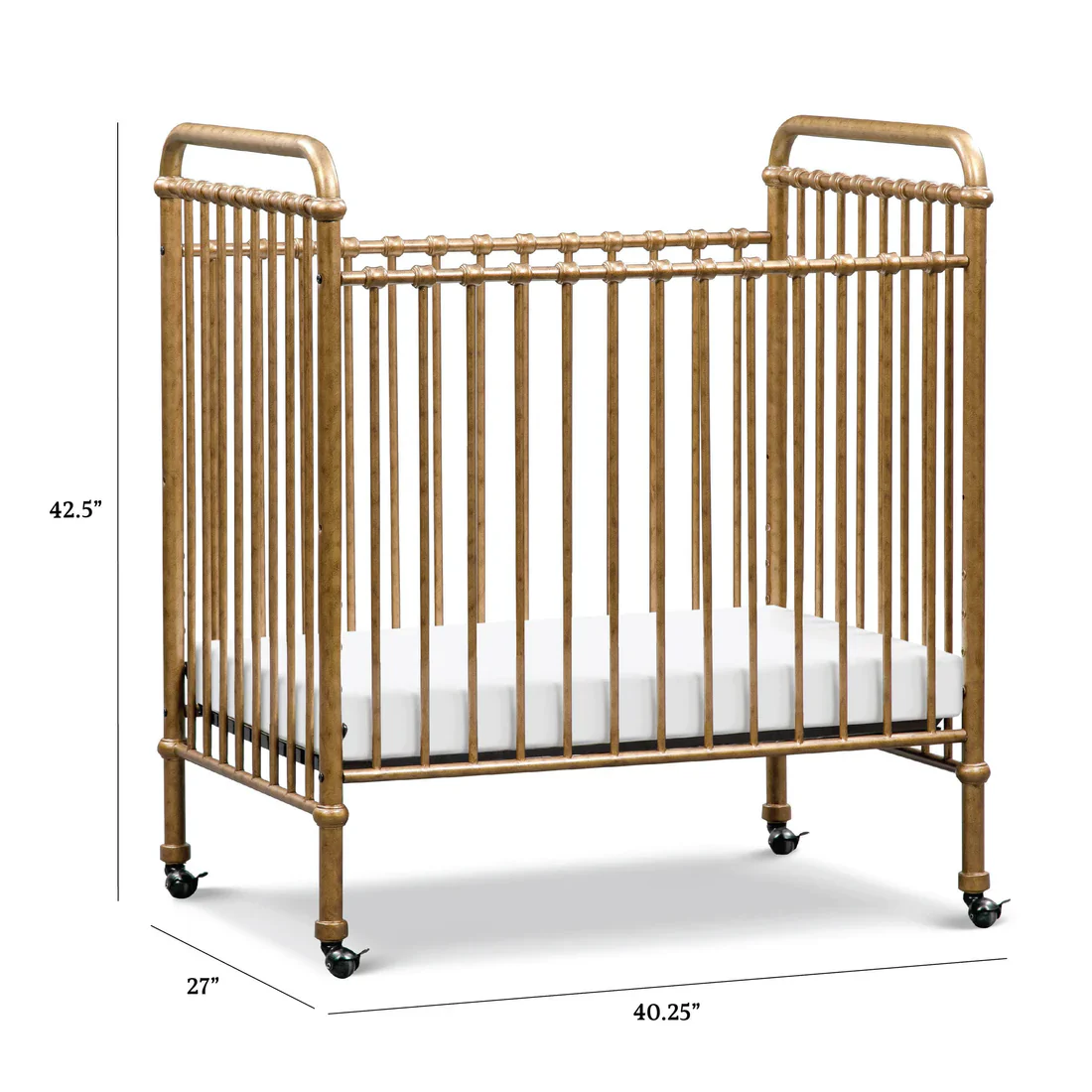 Abigail 3 in 1 Convertible Mini Crib - Image 8
