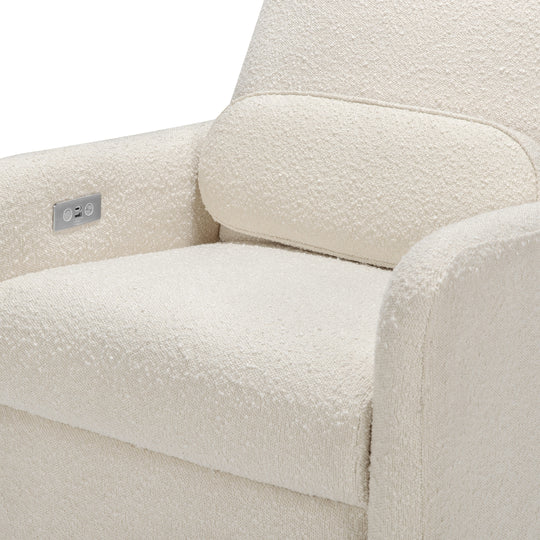 Arc Electronic Recliner and Swivel Glider in Boucle - Image 10