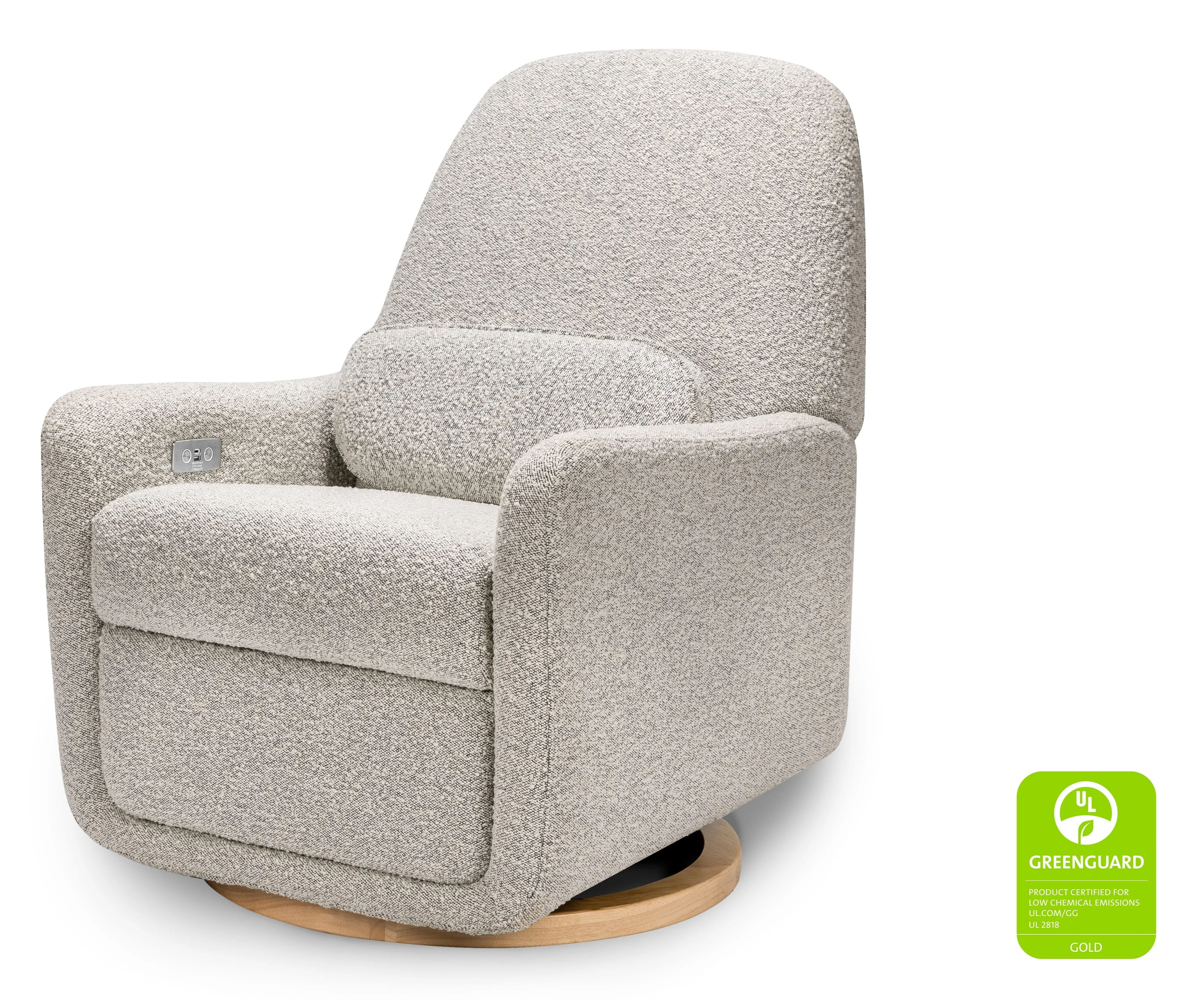 Arc Electronic Recliner and Swivel Glider in Boucle - Image 14