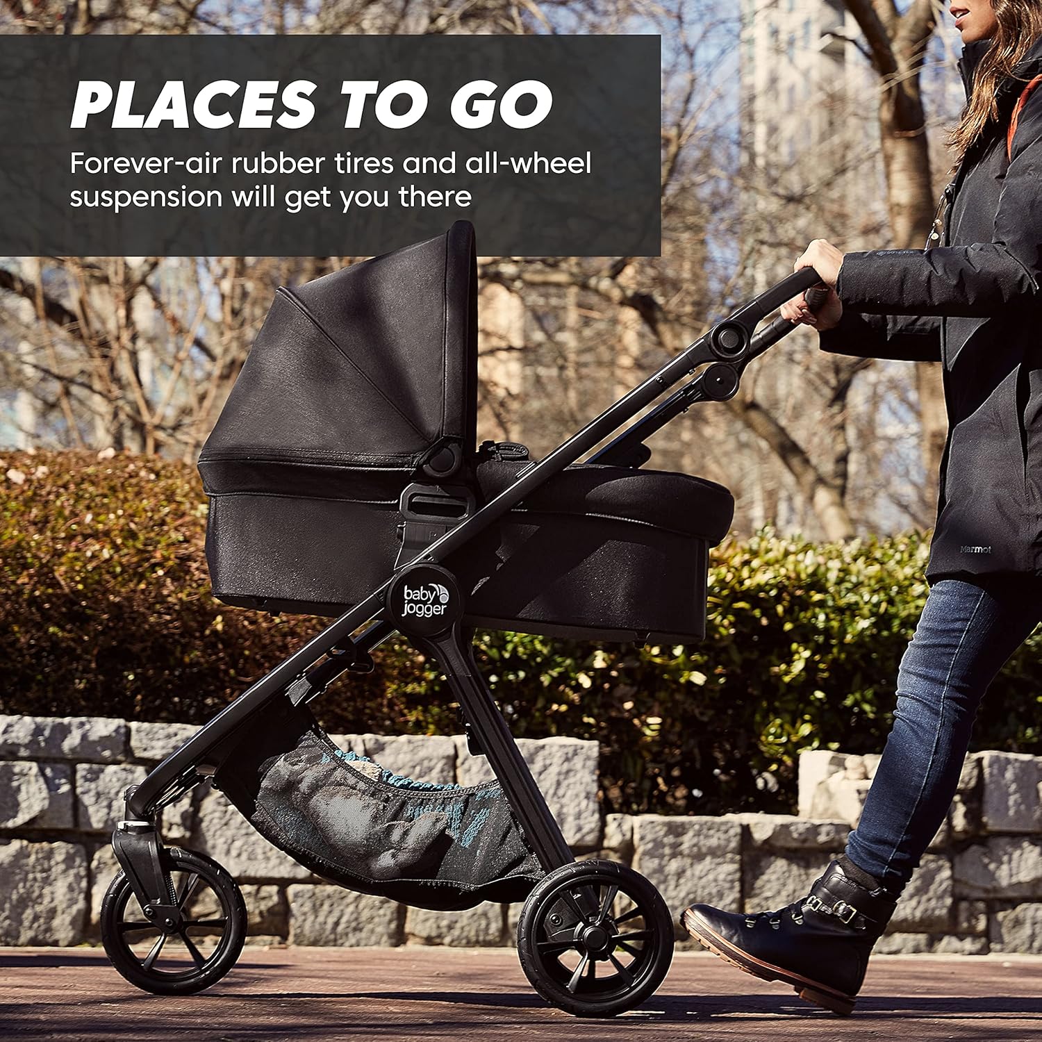 Baby Jogger City Mini GT2 All Terrain Stroller Opulent Black - Image 6