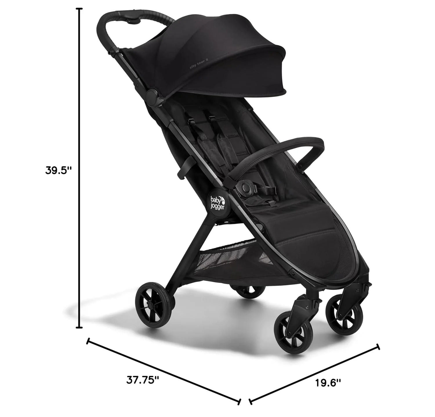 Baby Jogger City Tour™ 2 Eco stroller in Eco Black - Image 5