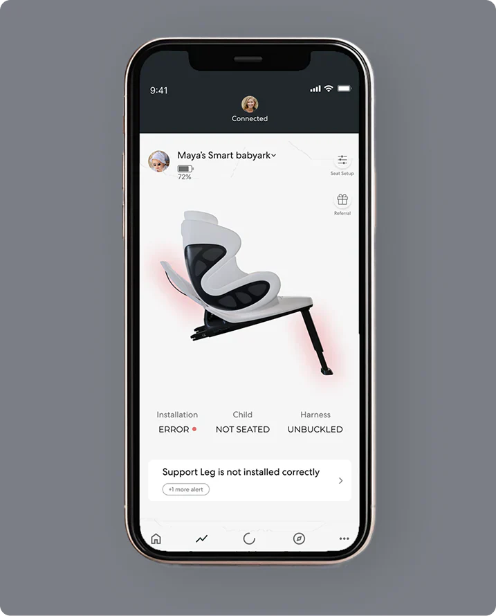 BabyArk Convertible  Smart Car Seat - Image 17