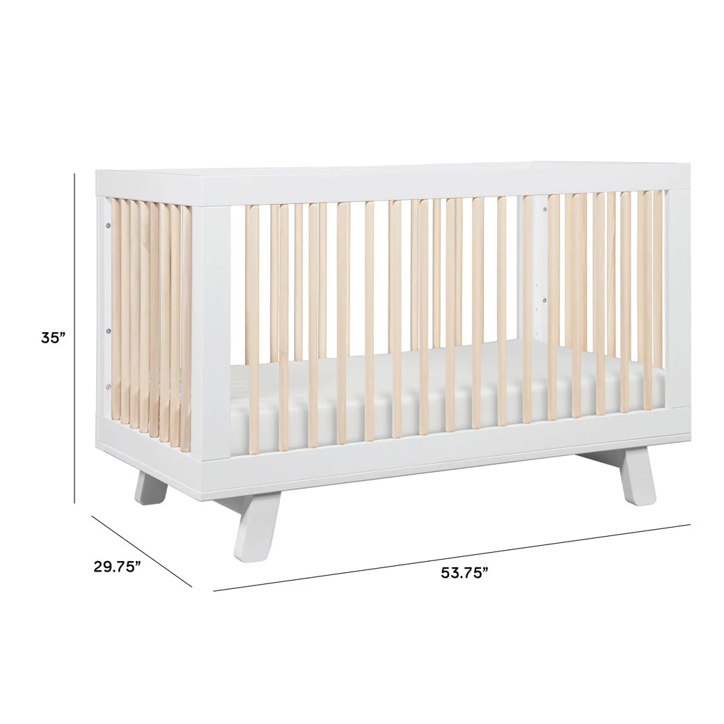 Hudson 3 in 1 Convertible Crib + Toddler Rail - Image 15