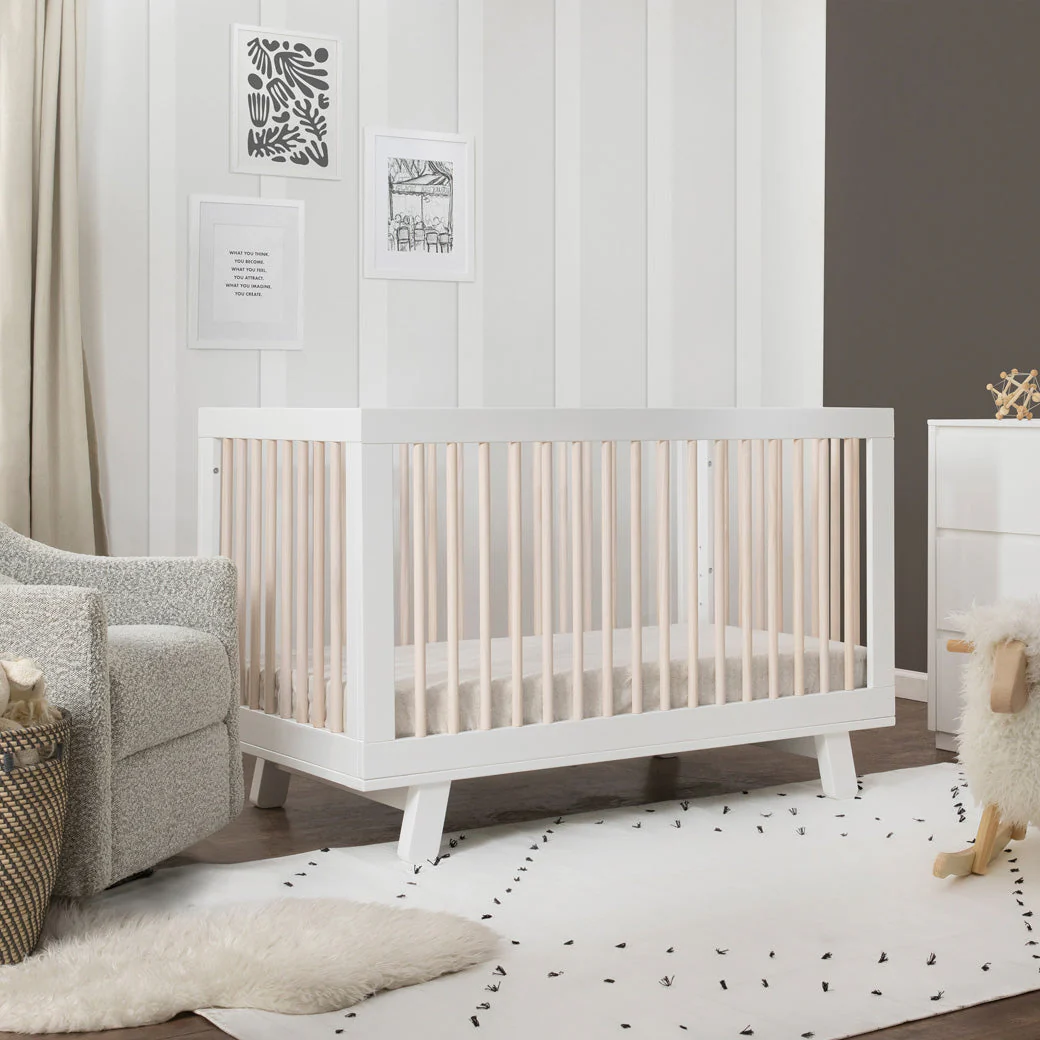 Hudson 3 in 1 Convertible Crib + Toddler Rail - Image 19