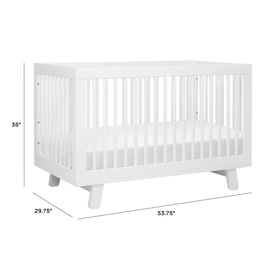 Hudson 3 in 1 Convertible Crib + Toddler Rail - Image 24