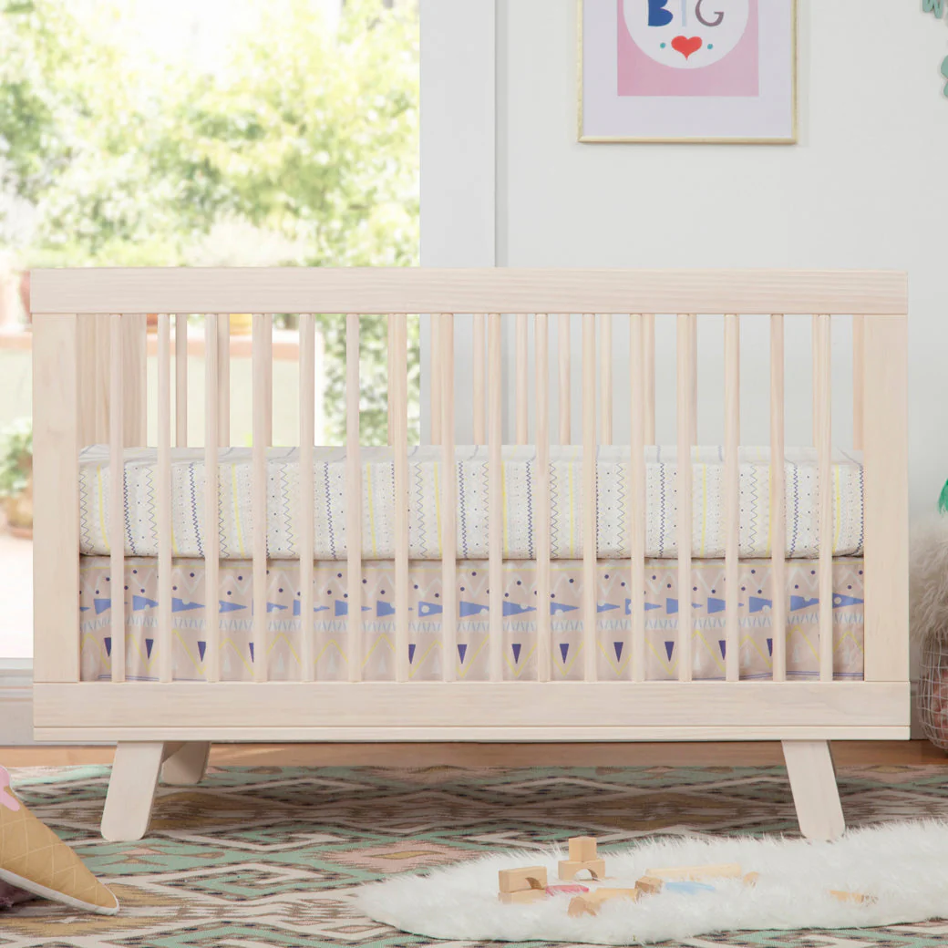 Hudson 3 in 1 Convertible Crib + Toddler Rail - Image 6