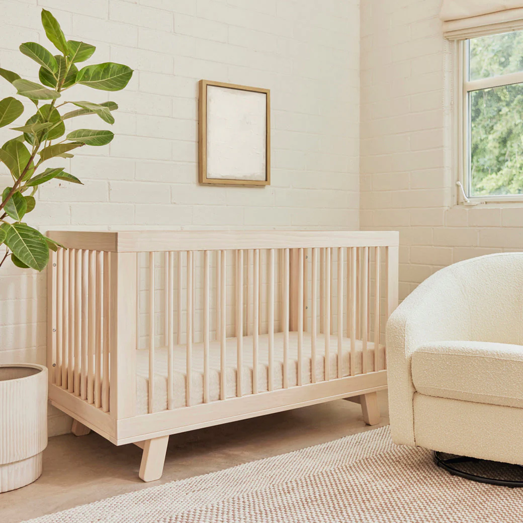Hudson 3 in 1 Convertible Crib + Toddler Rail - Image 7