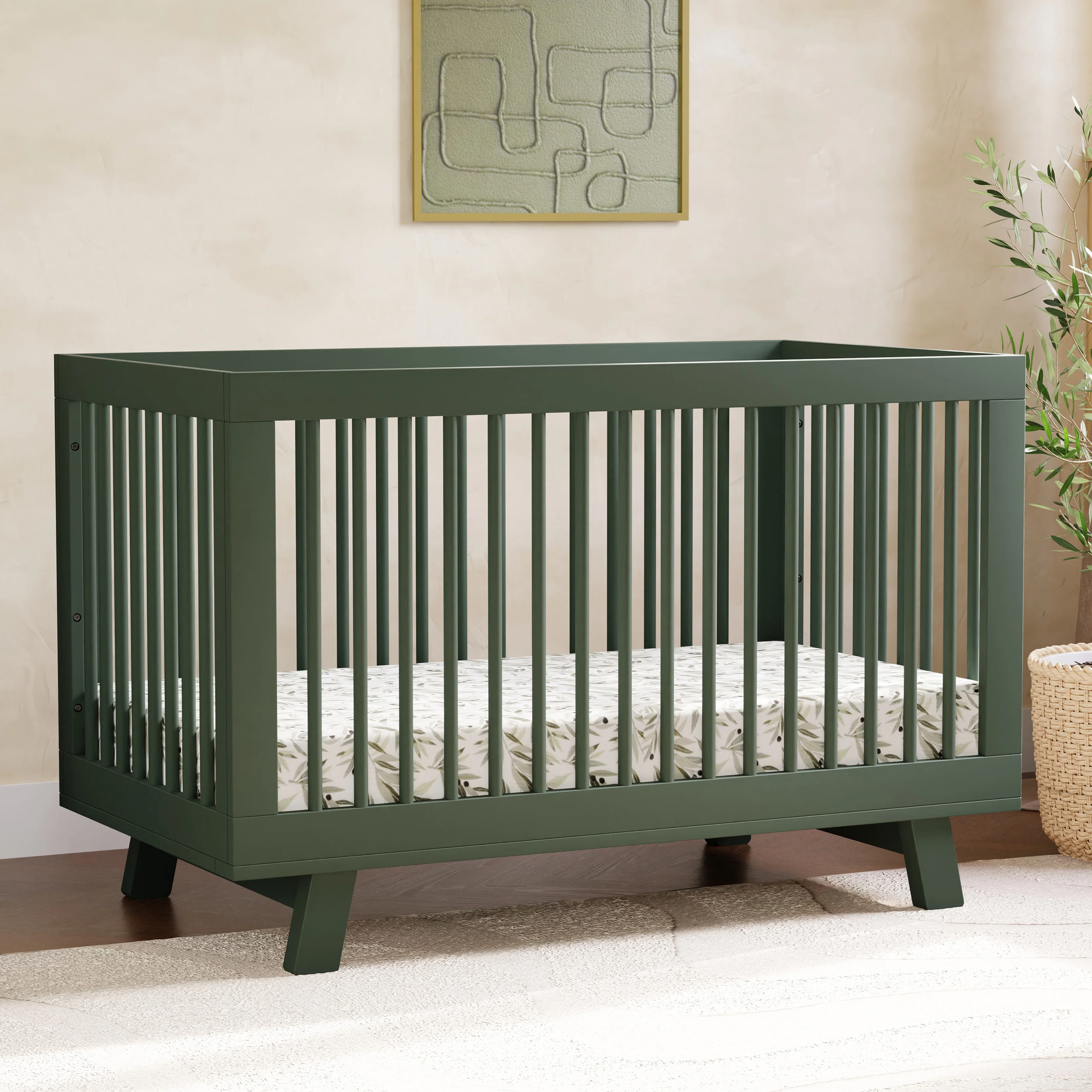 Hudson 3 in 1 Convertible Crib + Toddler Rail - Image 78