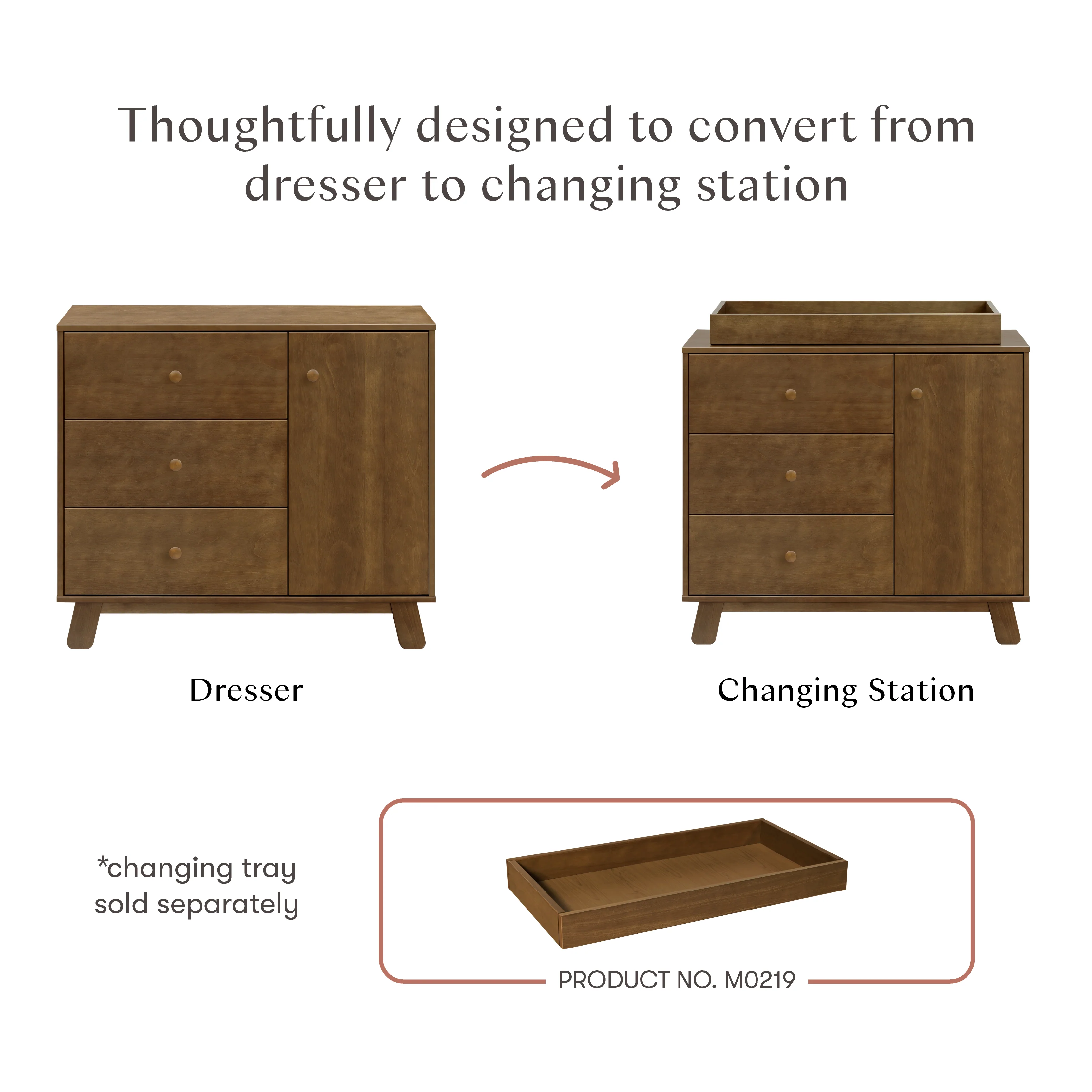 Babyletto Hudson Modern 3 Drawer Dresser - Image 14