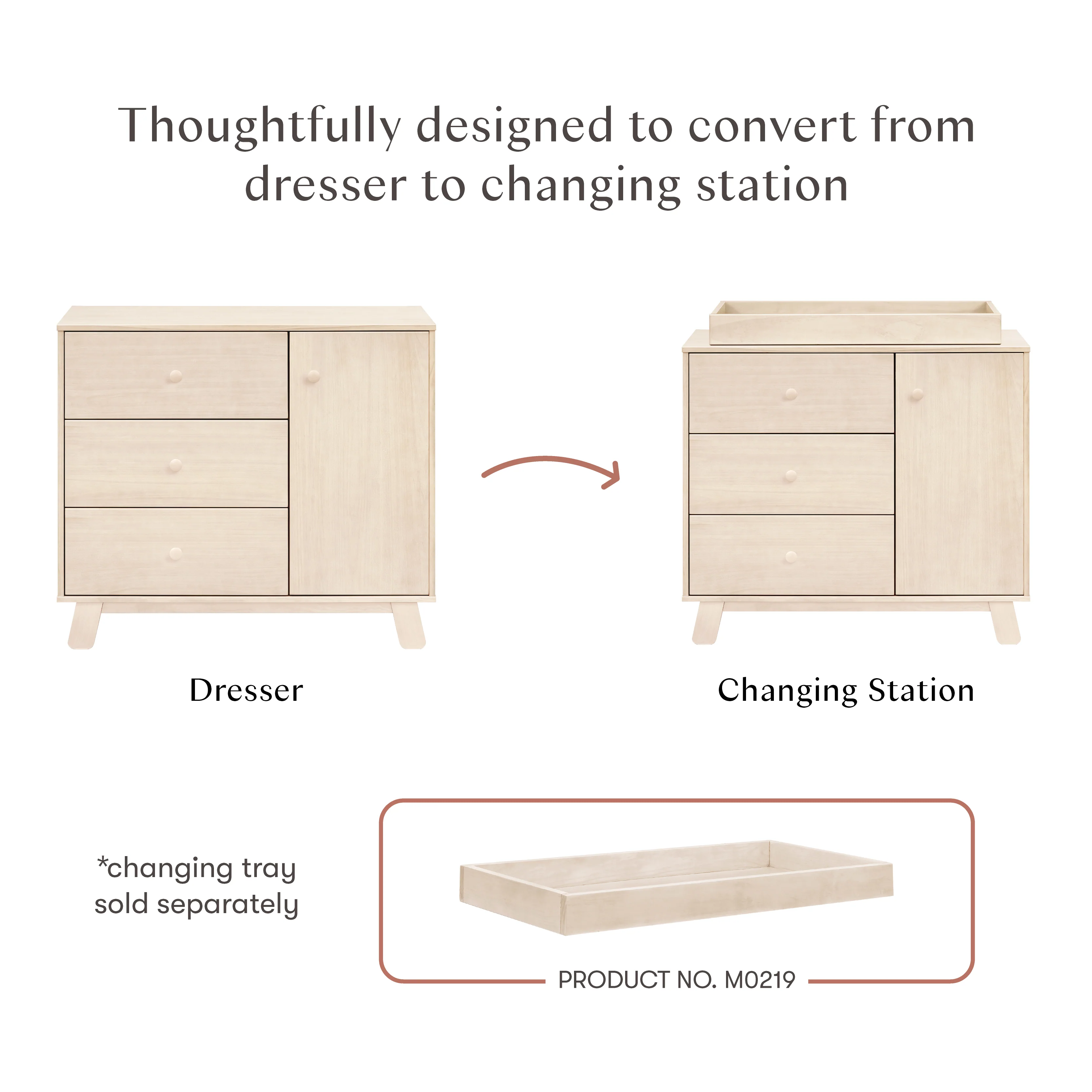 Babyletto Hudson Modern 3 Drawer Dresser - Image 24