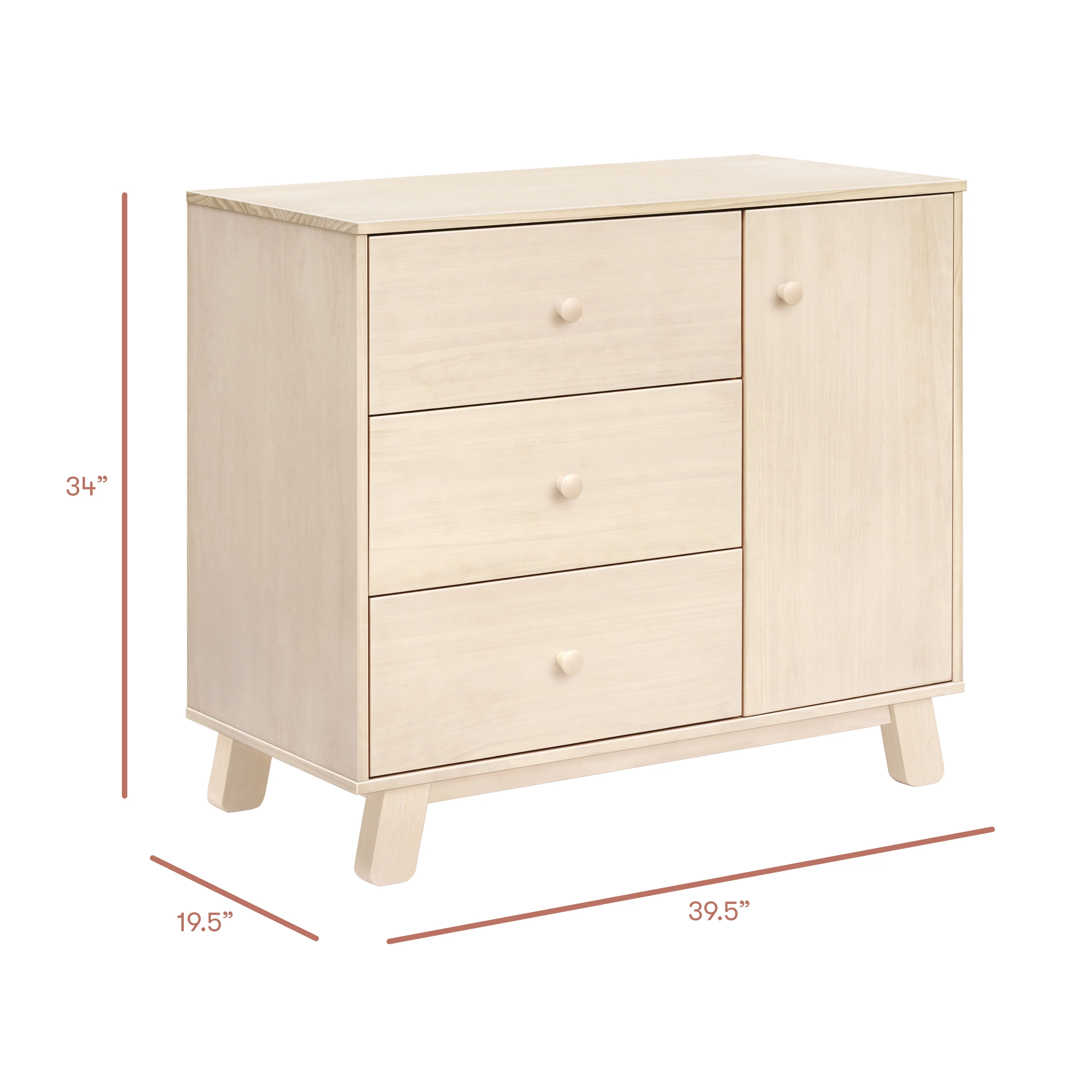 Babyletto Hudson Modern 3 Drawer Dresser - Image 25