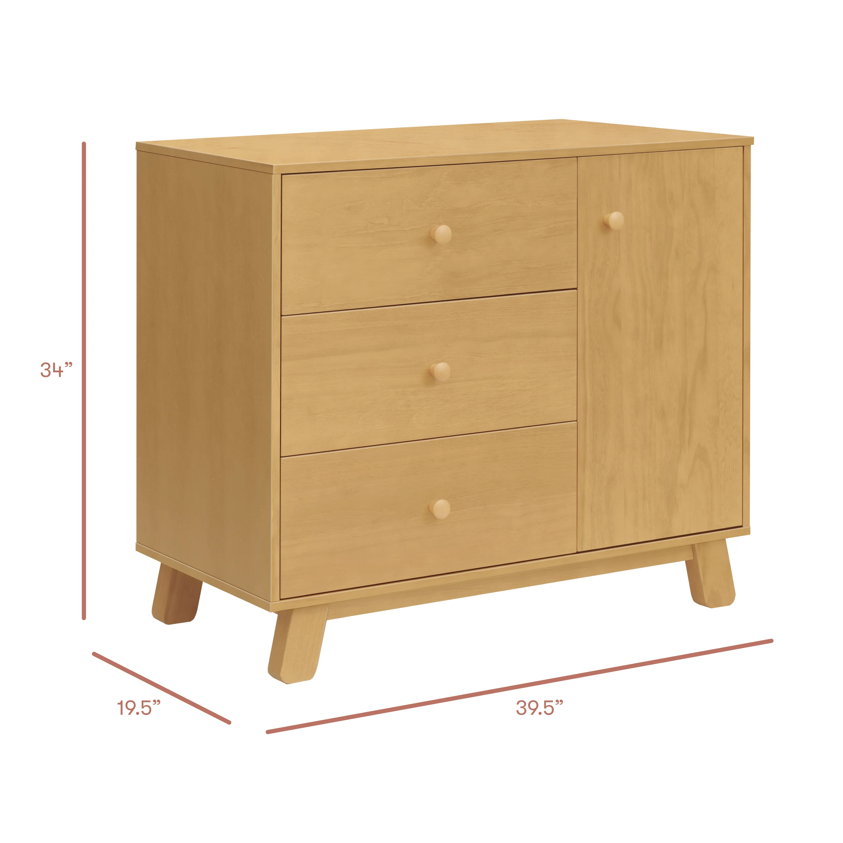 Babyletto Hudson Modern 3 Drawer Dresser - Image 5