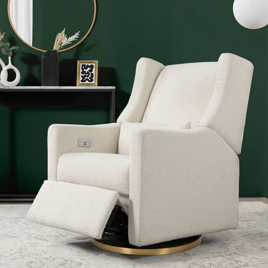 Babyletto Kiwi Glider Recliner in Boucle - Image 11