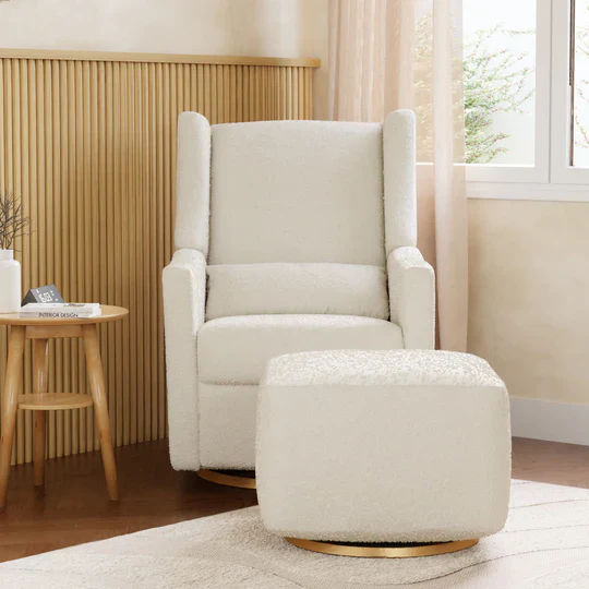 Babyletto Kiwi Glider Recliner in Boucle - Image 12