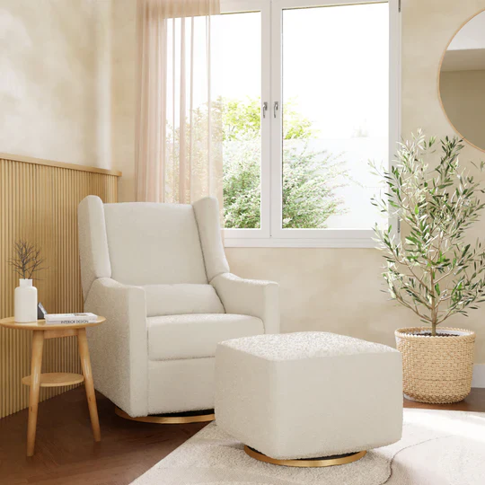 Babyletto Kiwi Glider Recliner in Boucle - Image 14