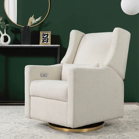 Babyletto Kiwi Glider Recliner in Boucle - Image 17