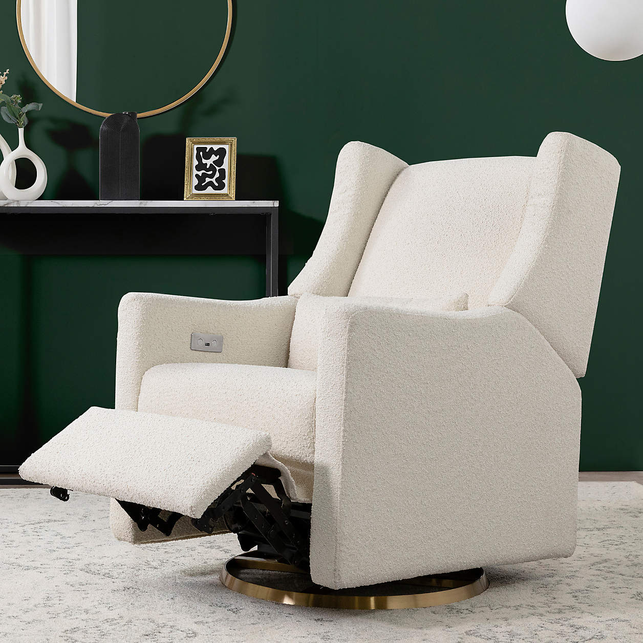 Babyletto Kiwi Glider Recliner in Boucle - Image 19
