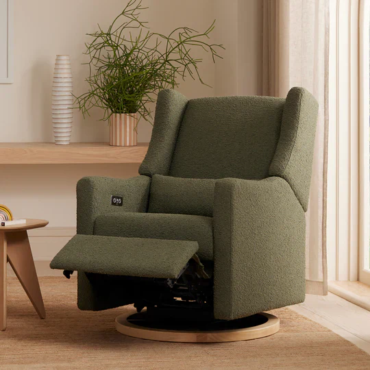 Babyletto Kiwi Glider Recliner in Boucle - Image 27