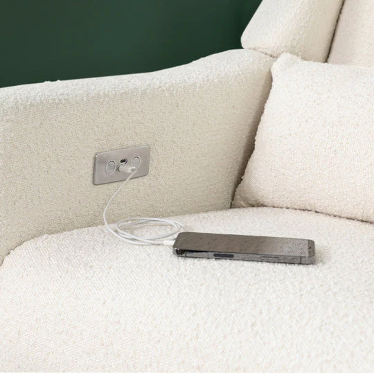 Babyletto Kiwi Glider Recliner in Boucle - Image 7