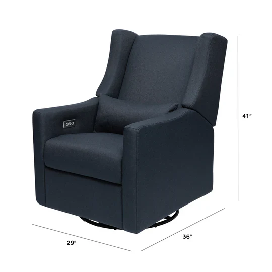 Babyletto Kiwi Glider Recliner in Performance Fabric - Image 40