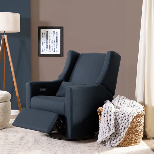 Babyletto Kiwi Glider Recliner in Performance Fabric - Image 45