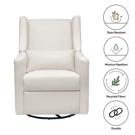 Babyletto Kiwi Glider Recliner in Performance Fabric - Image 5