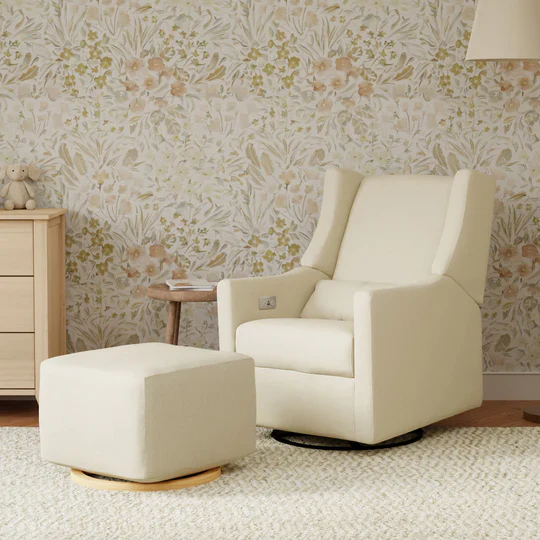 Babyletto Kiwi Glider Recliner in Performance Fabric - Image 8