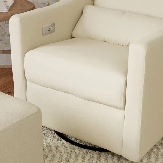 Babyletto Kiwi Glider Recliner in Performance Fabric - Image 9
