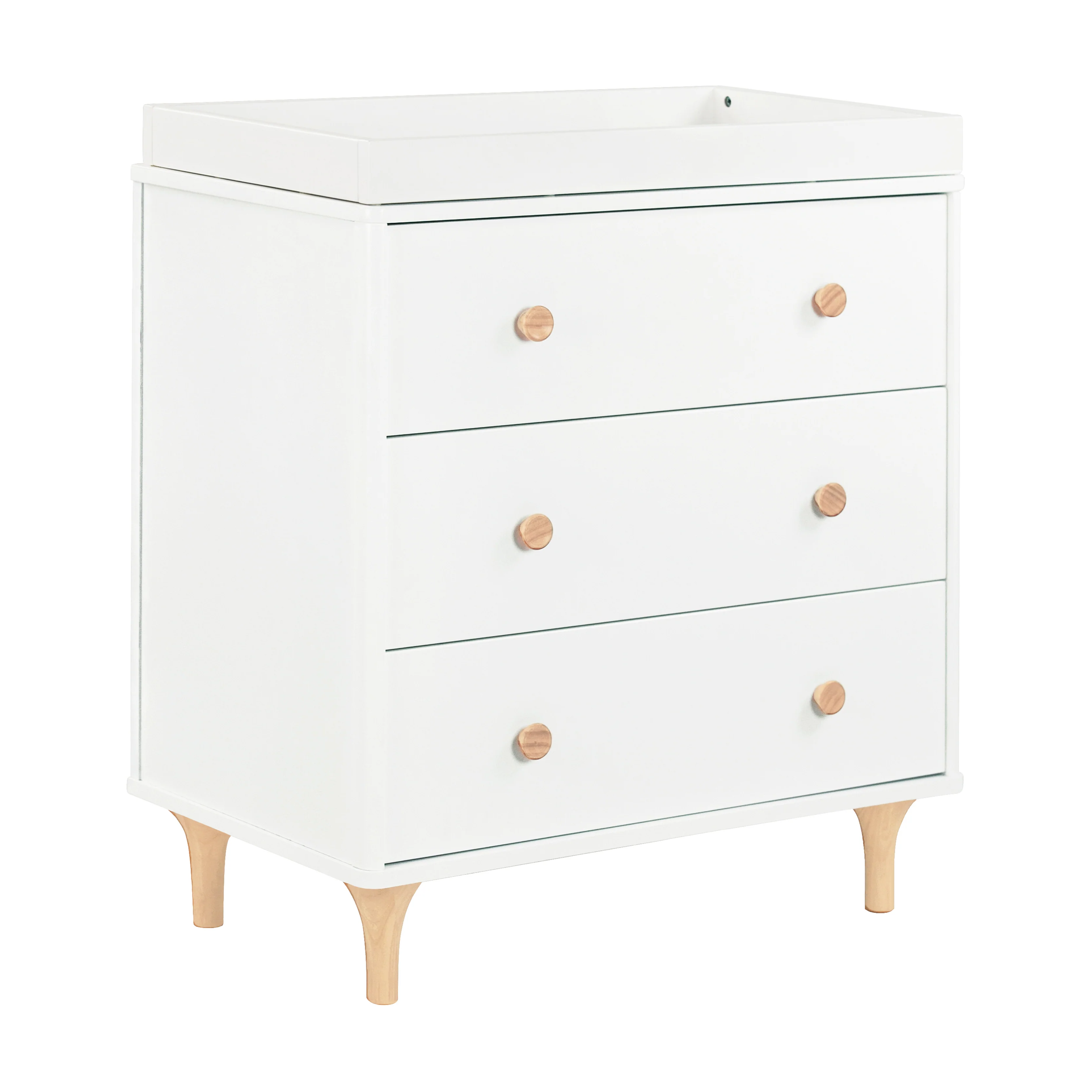 Babyletto Lolly 3 Drawer changer dresser with removable changing tray - Image 24