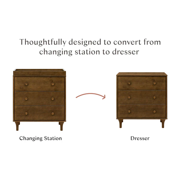 Babyletto Lolly 3 Drawer changer dresser with removable changing tray - Image 30