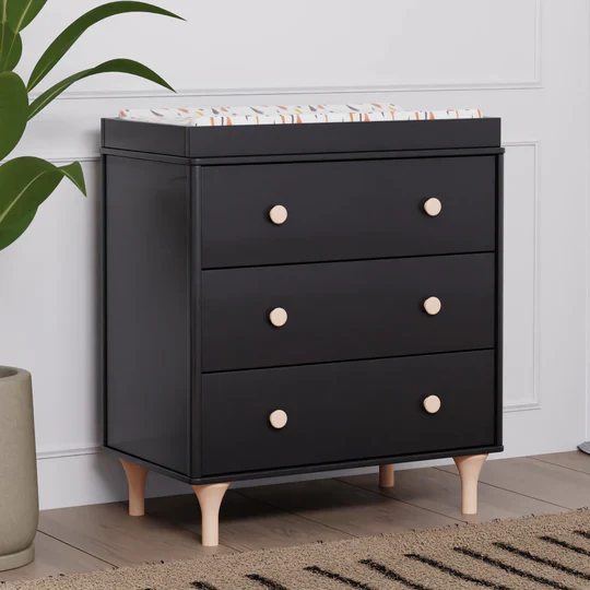 Babyletto Lolly 3 Drawer changer dresser with removable changing tray - Image 9