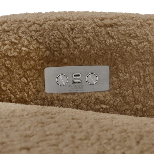 Babyletto Nami Electronic Recliner and Swivel Glider in Boucle Fabric with USB Port - Image 16