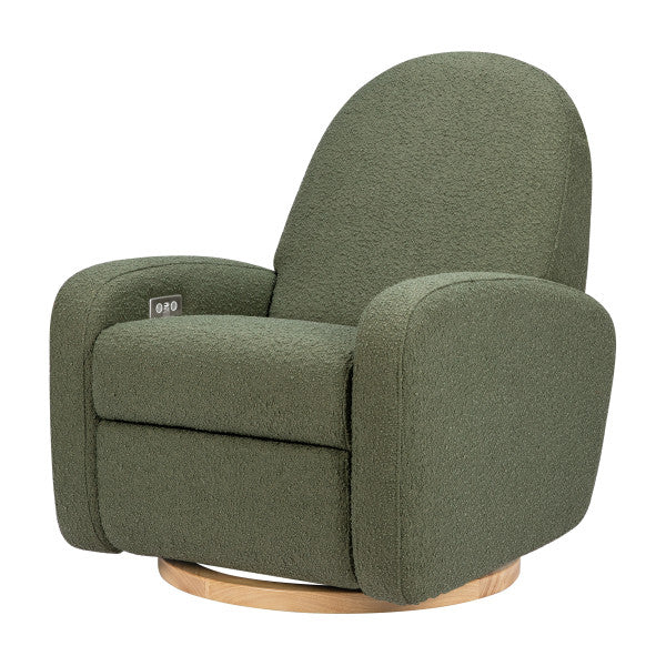 Babyletto Nami Electronic Recliner and Swivel Glider in Boucle Fabric with USB Port - Image 17