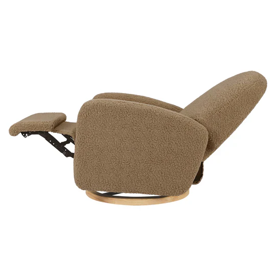 Babyletto Nami Electronic Recliner and Swivel Glider in Boucle Fabric with USB Port - Image 9