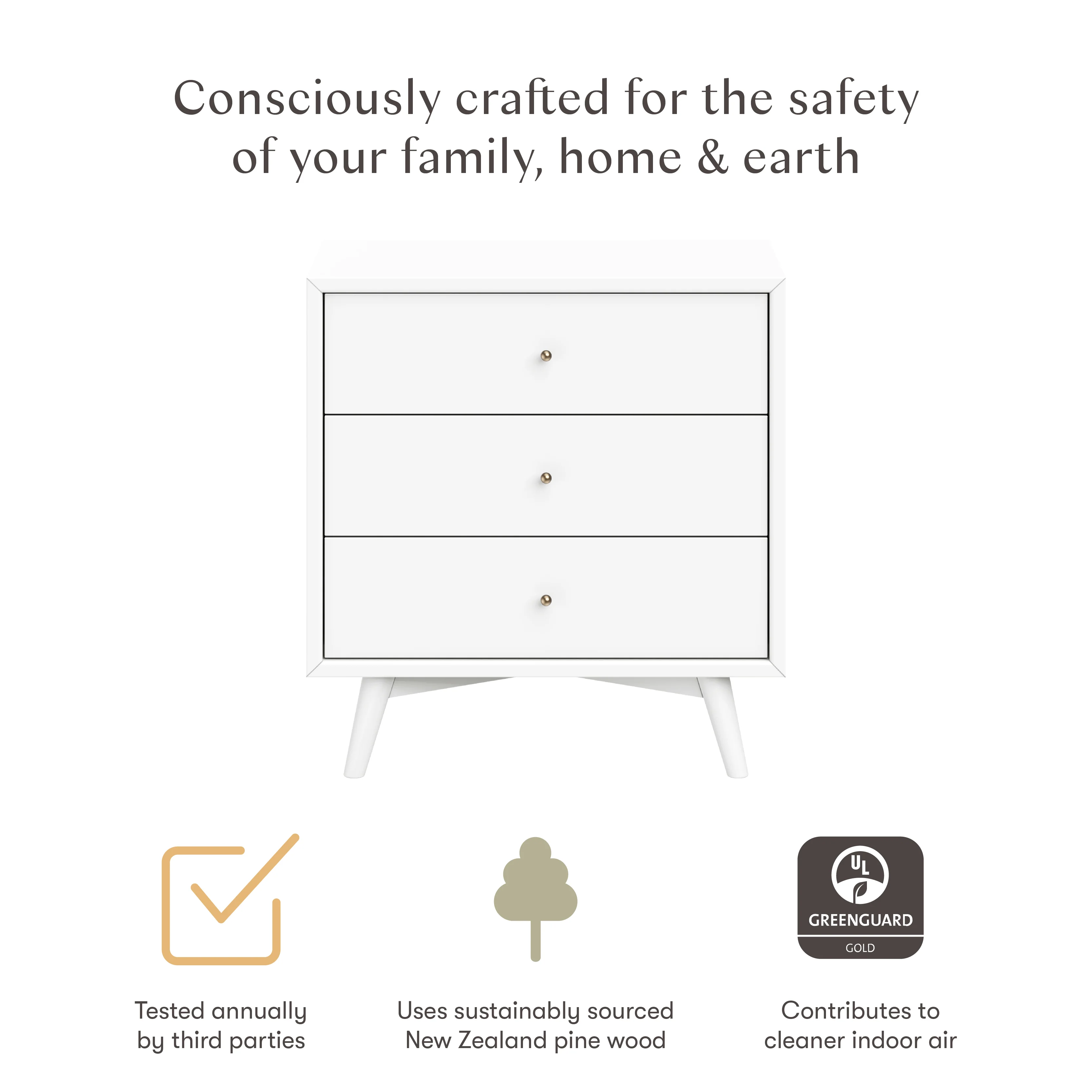 Babyletto Palma 3 Drawer Assembled Dresser - Image 10