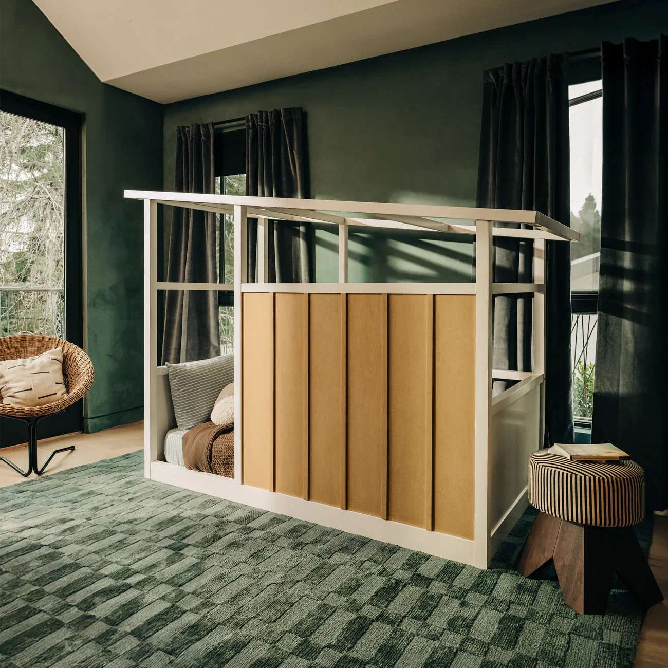 Babyletto Palma Mid Century House Twin Bed - Image 3