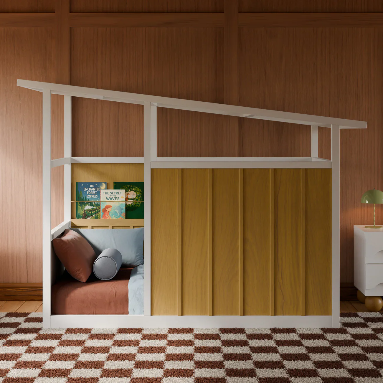 Babyletto Palma Mid Century House Twin Bed - Image 7