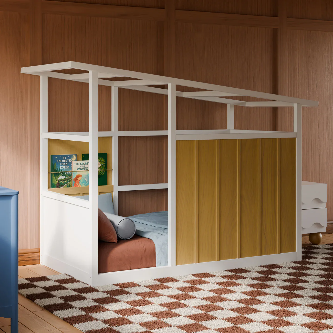 Babyletto Palma Mid Century House Twin Bed - Image 8