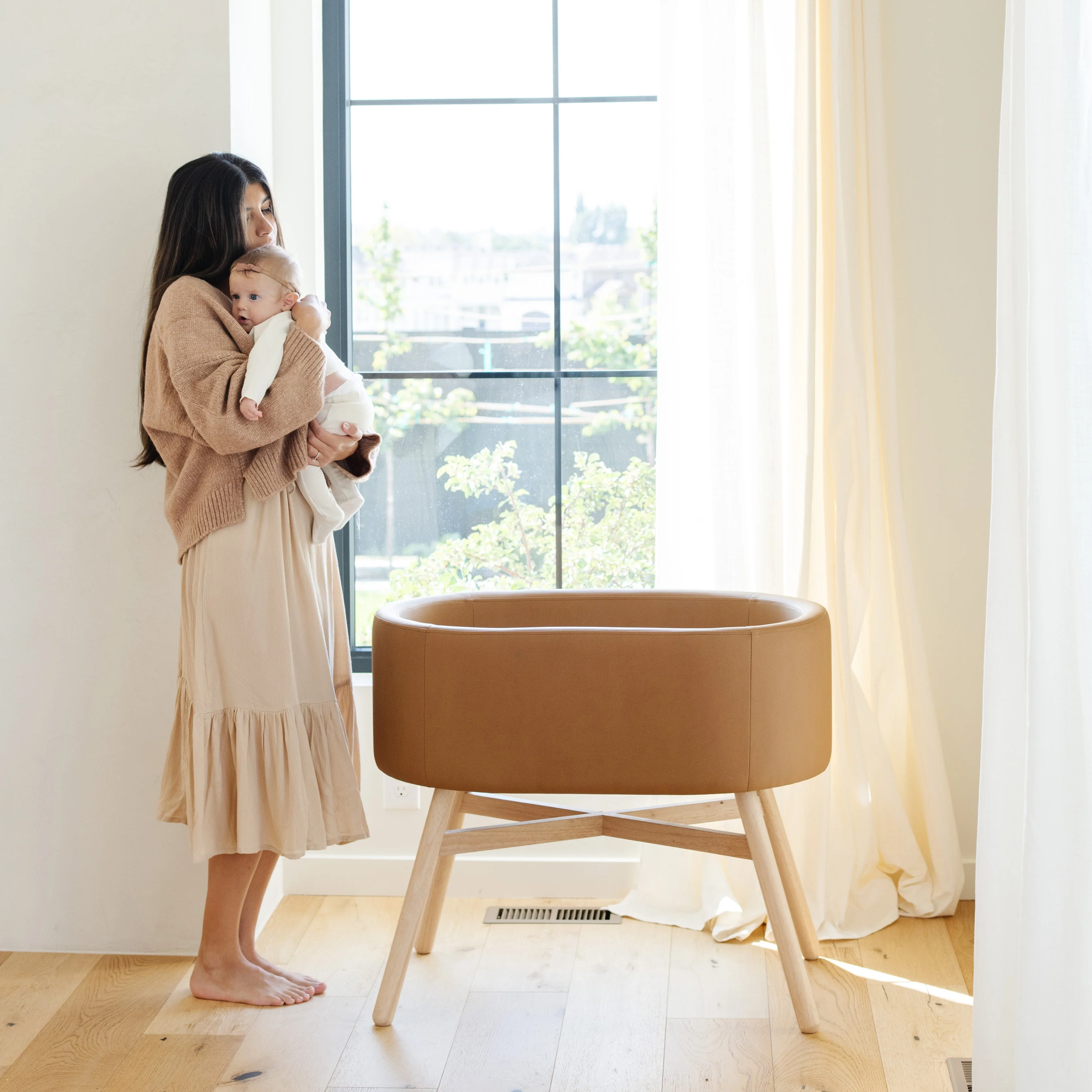 babyletto x GATHRE Hoop Bassinet - Image 5
