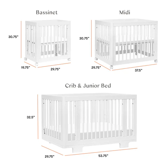 Babyletto Yuzu 8 in 1 Convertible Crib with All-Stages Conversion Kits - Image 13