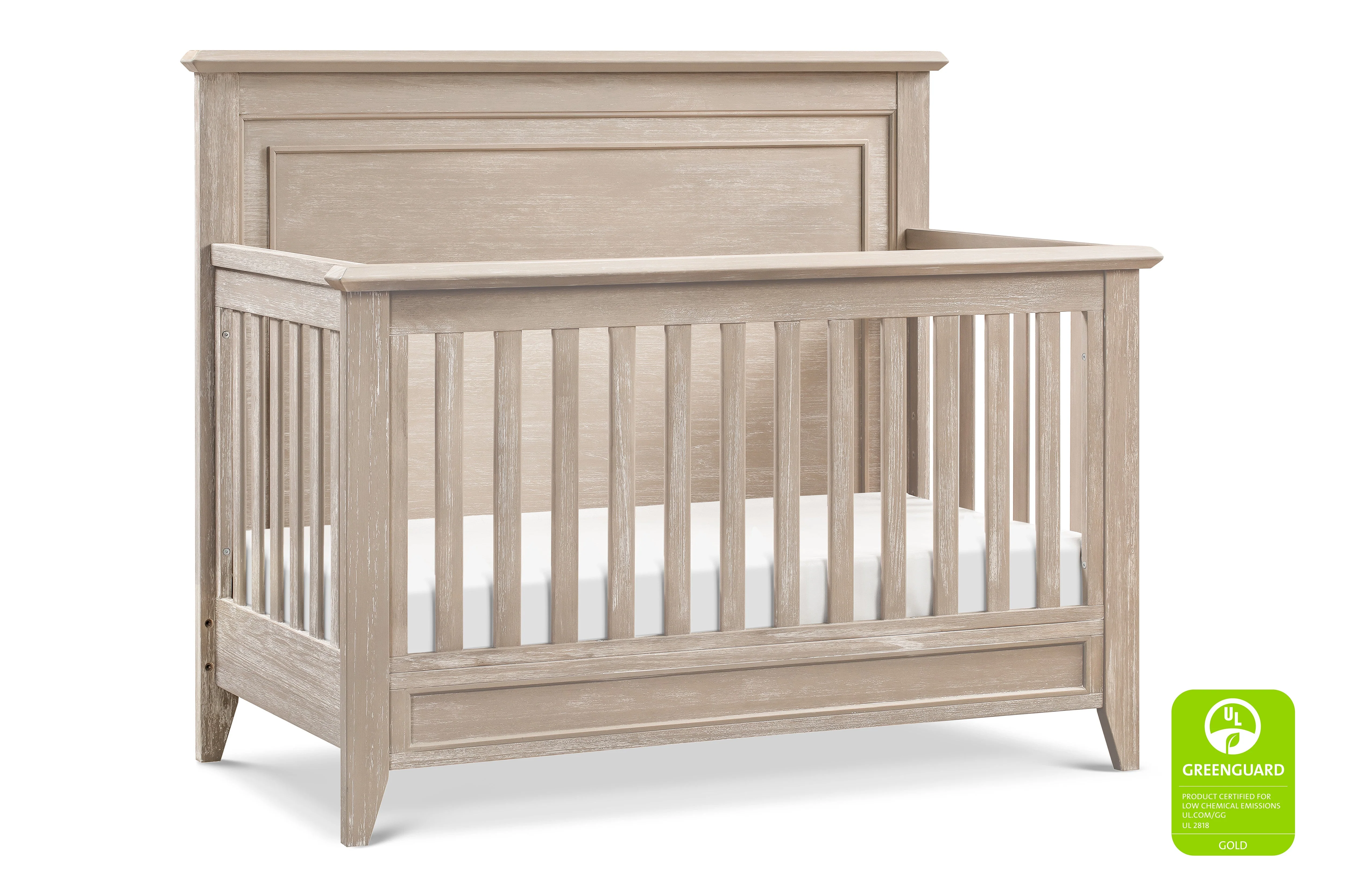 Monogram by Namesake Barrow Rustic 4 in 1 Convertible Flat Top Crib in Sandbar - Image 7