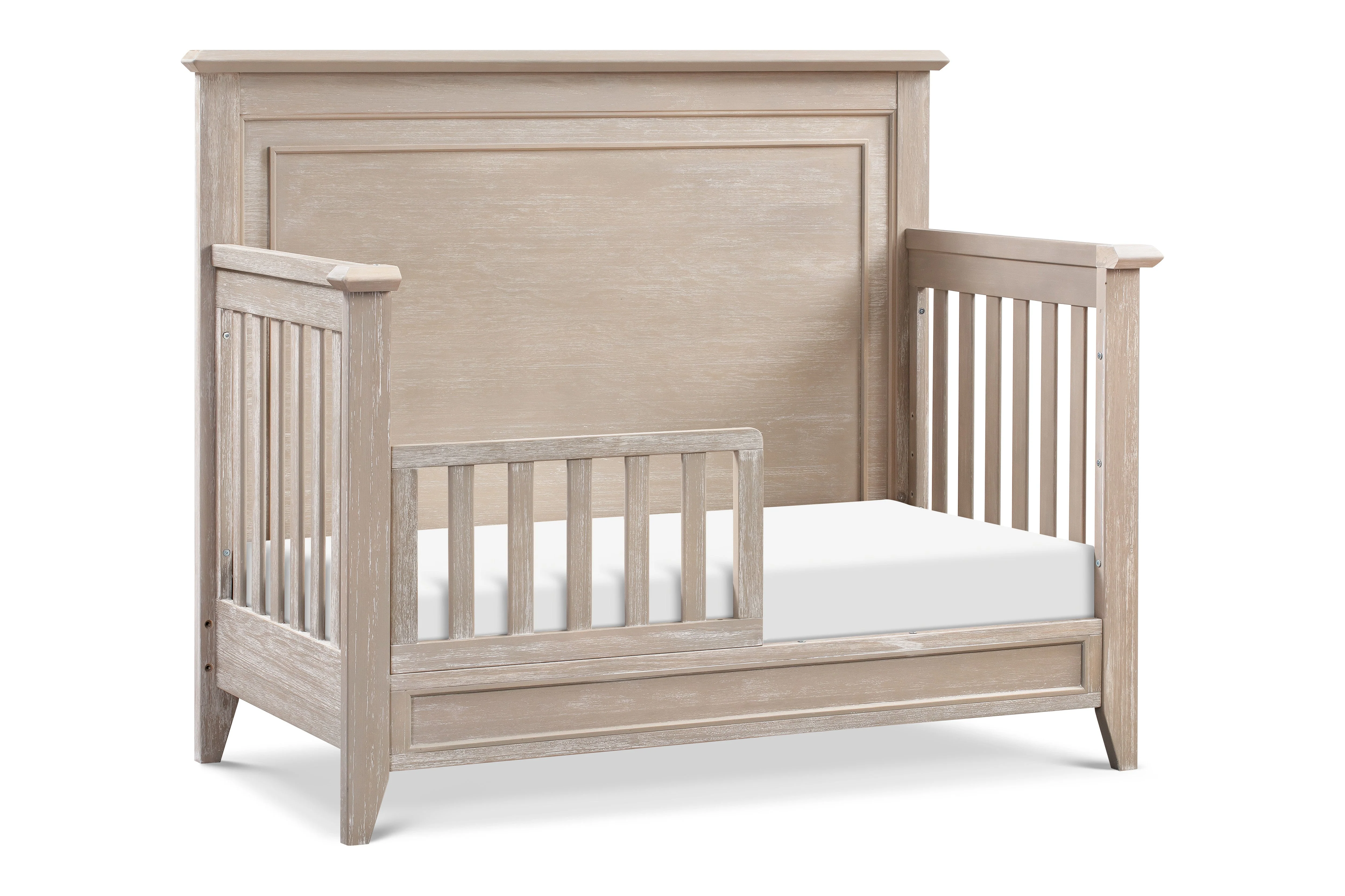 Monogram by Namesake Barrow Rustic 4 in 1 Convertible Flat Top Crib in Sandbar - Image 9