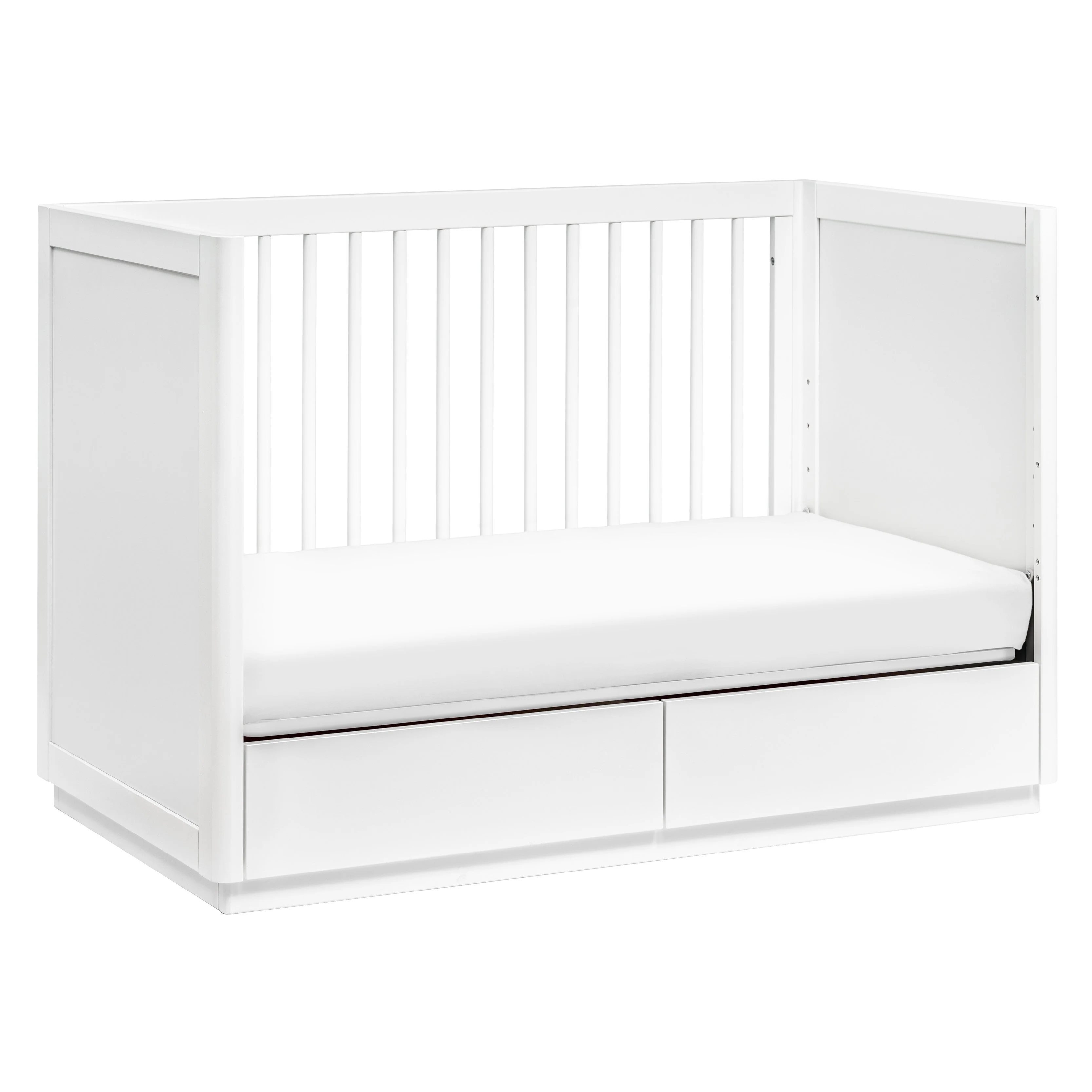 Bento 3 in 1 Convertible Storage Crib with Toddler Bed Conversion Kit - Image 9
