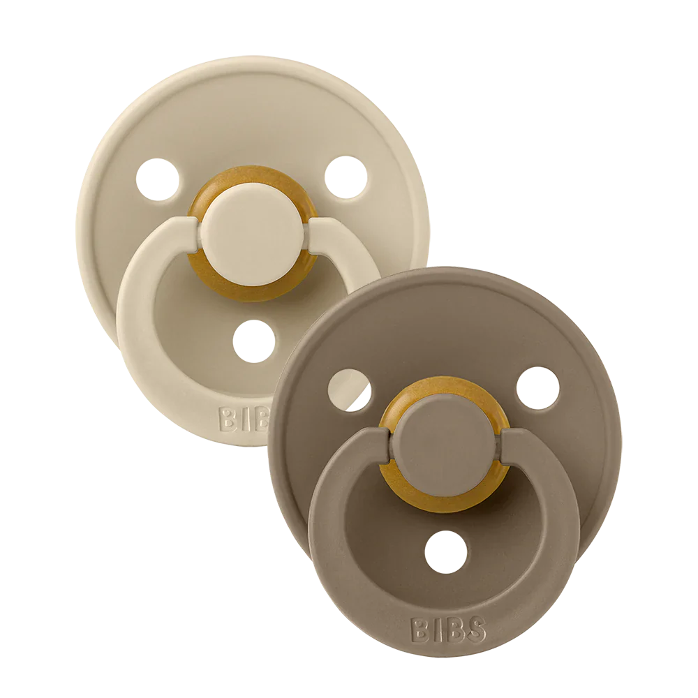 BIBS Pacifiers 2 pk Dark Oak Vanilla