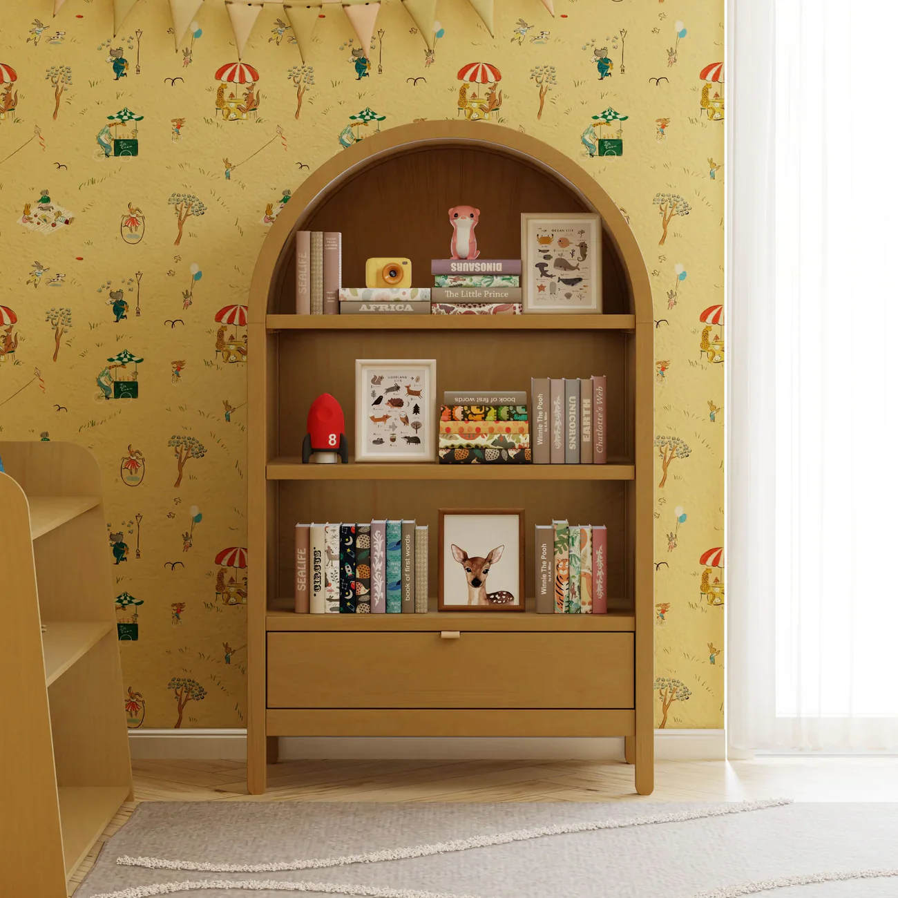 Blkids Bondi Bookcase in Honey - Image 2