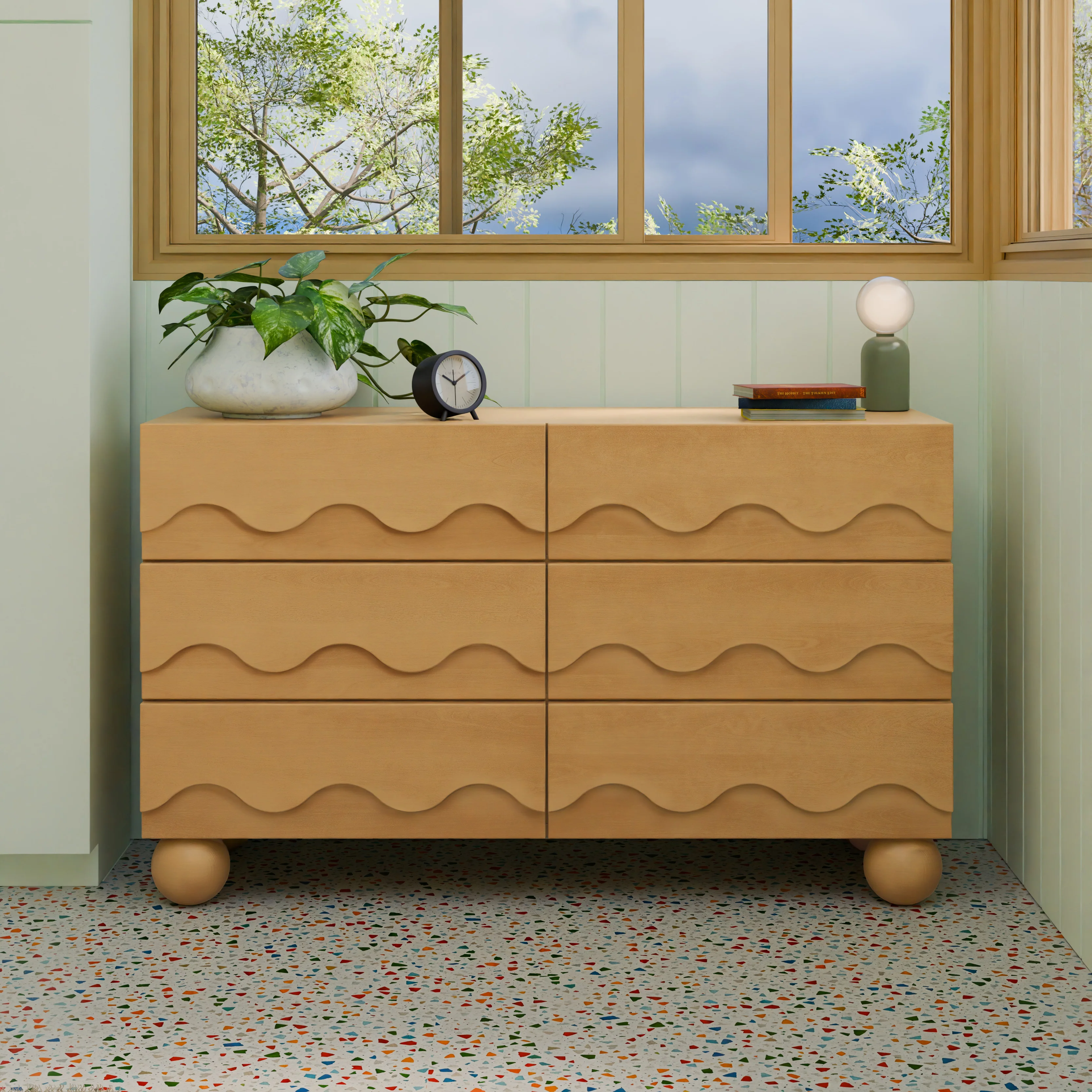 Blkids Lido Wave 6 Drawer Assembled Dresser - Image 11