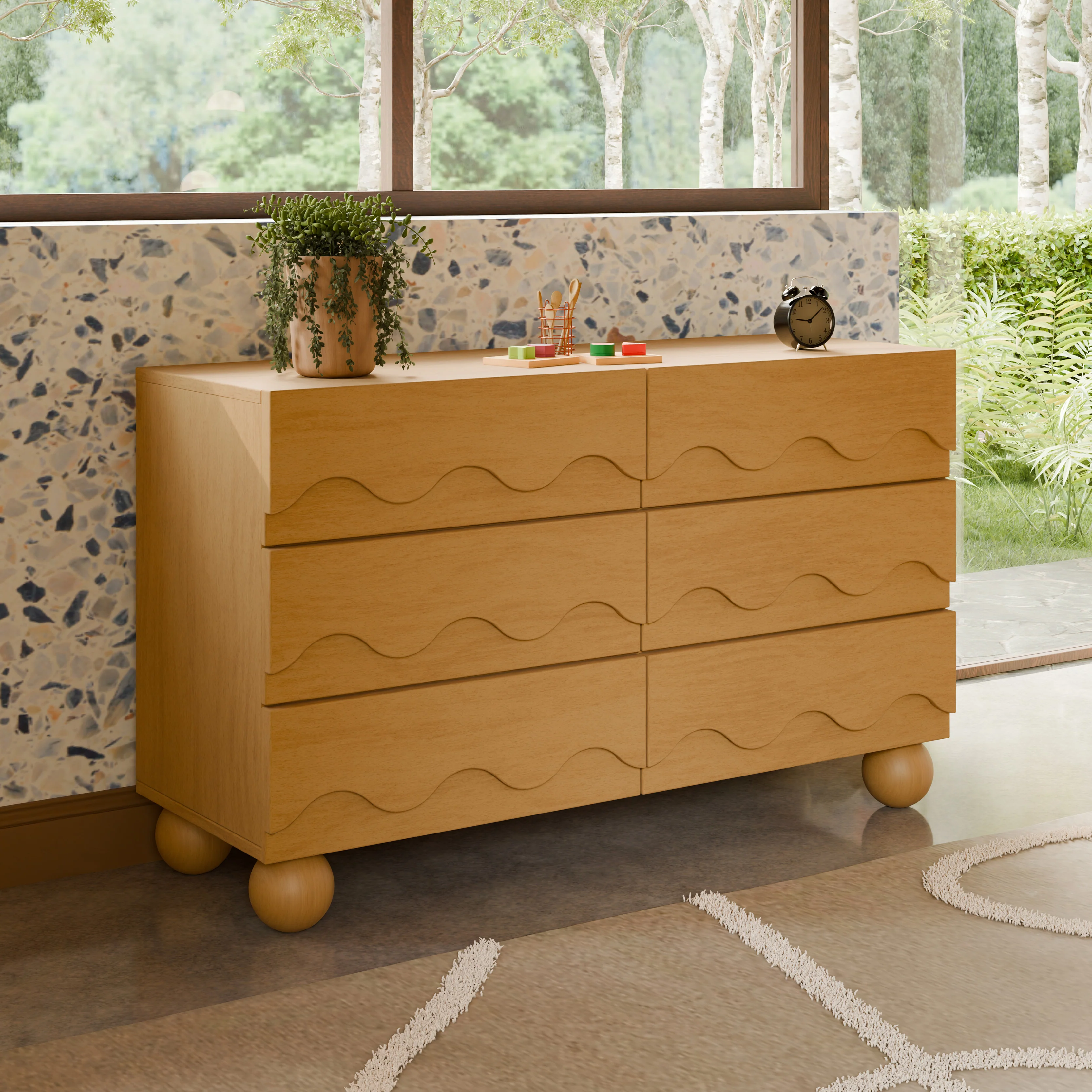 Blkids Lido Wave 6 Drawer Assembled Dresser - Image 14